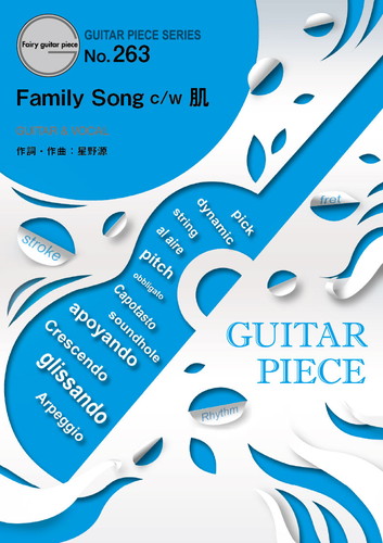 Family Song c/w 肌／星野源 星野源 (ギター＆ヴォーカル)