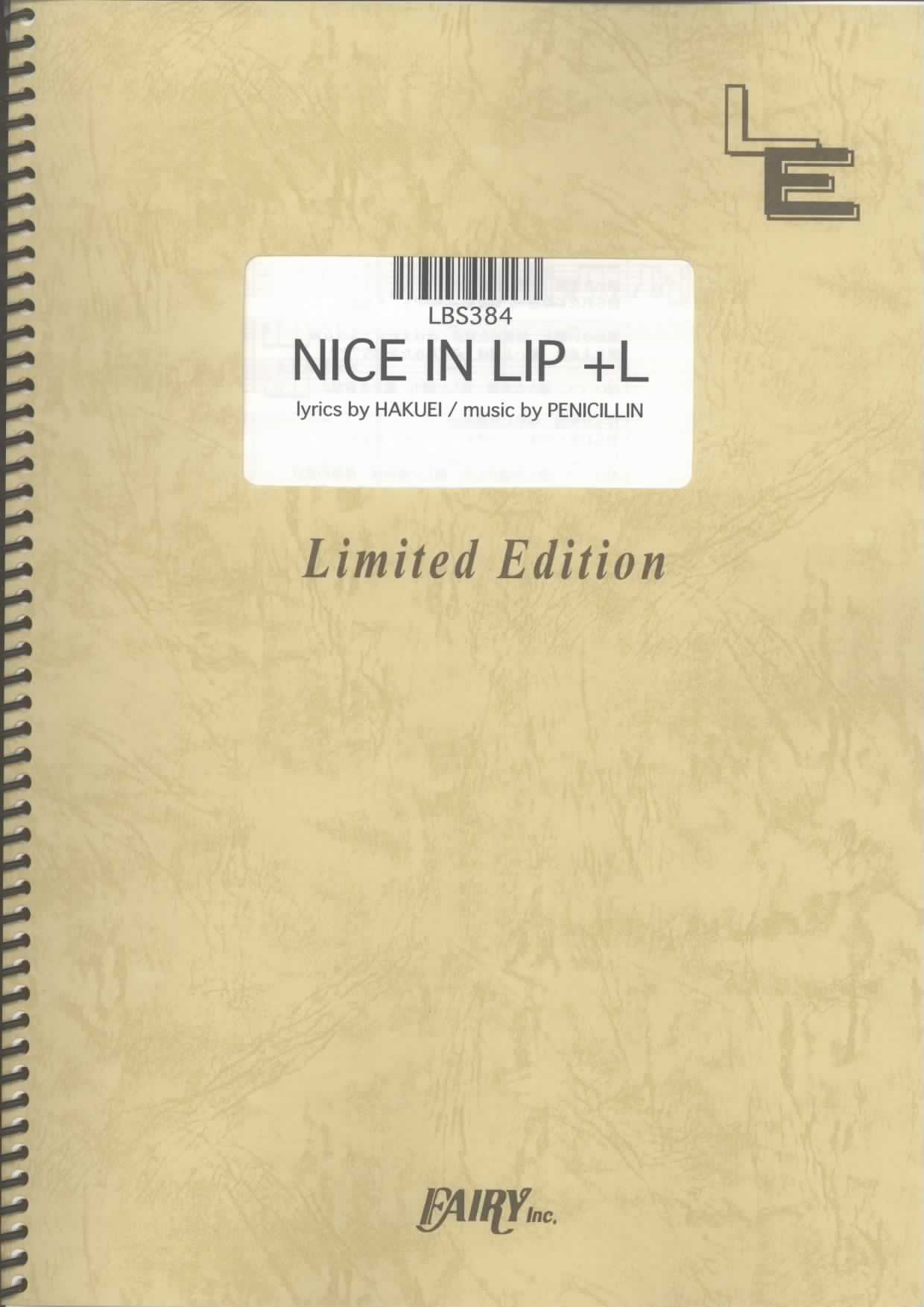 NICE IN LIP+L／PENICILLIN(バンドスコア)