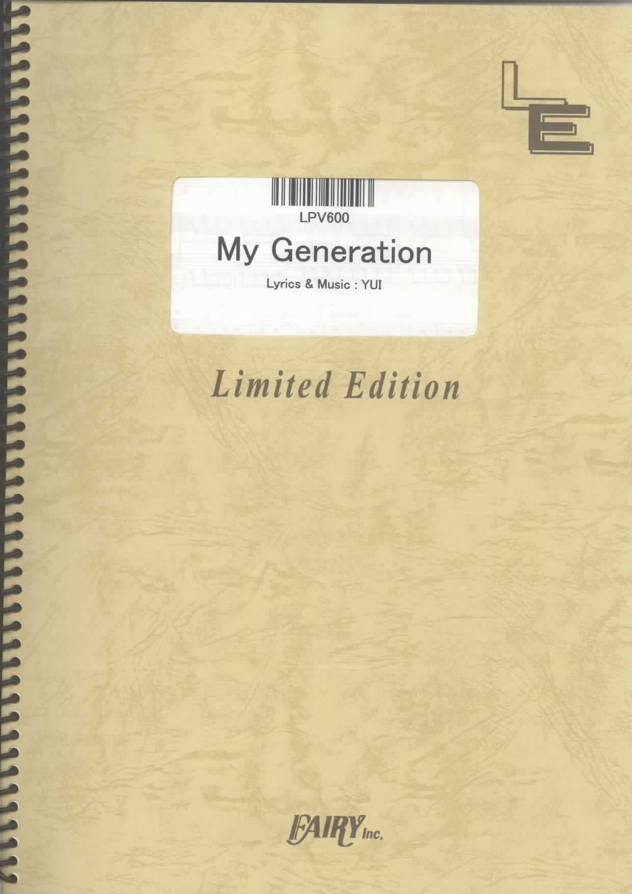 My Generation／YUI(ピアノ＆ヴォーカル)