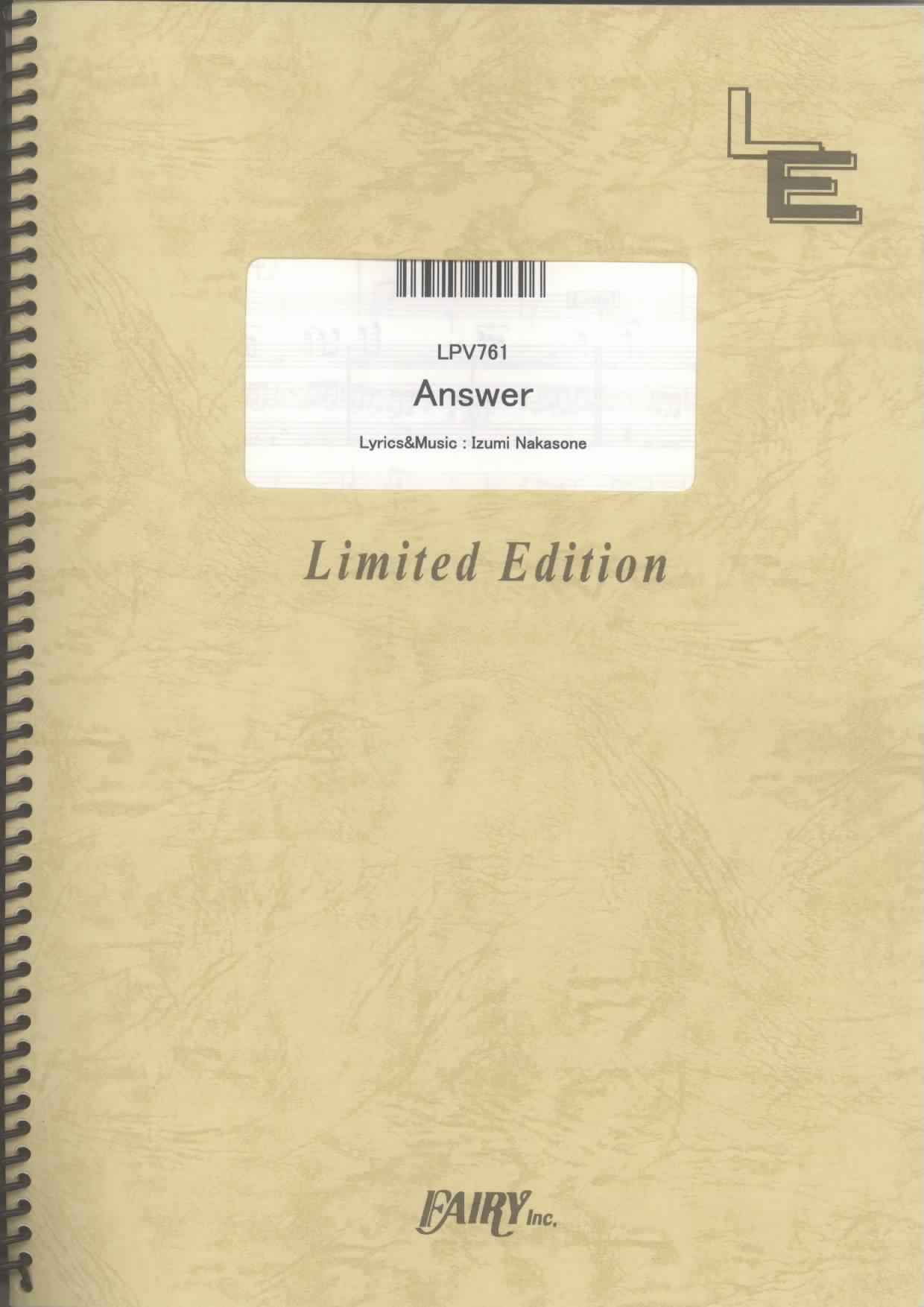 Answer／HY(ピアノ＆ヴォーカル)