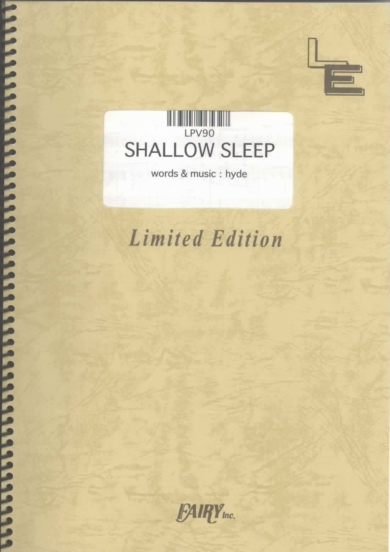 SHALLOW SLEEP／HYDE(ピアノ＆ヴォーカル)